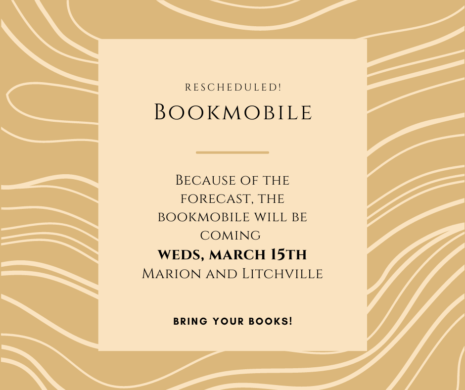 Bookmobile schedule change